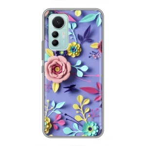 Чохли з квітами для Xiaomi Mi 12 Lite (VPrint) (Дизайн квітів)