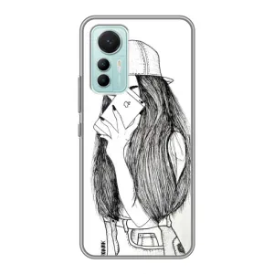 Чехол с печатью для Xiaomi Mi 12 Lite - (Мода) (AlphaPrint) (Фото девочки)