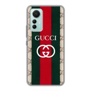 Чохли  GUCCI для Сяомі Мі 12 Лайт (AlphaPrint) (Gucci дизайн)