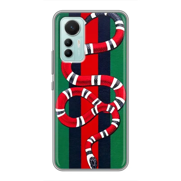 Чехол с принтом «Gucci змия» для Xiaomi Mi 12 Lite