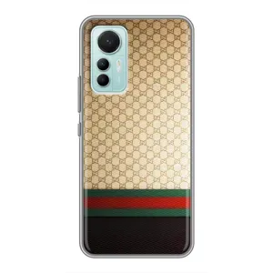 Чохли  GUCCI для Сяомі Мі 12 Лайт (AlphaPrint) (Гуччі Фон)