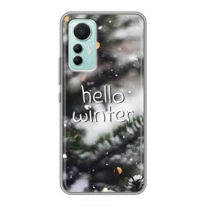 Новорічні, Святкові Чохли для Xiaomi Mi 12 Lite - 2024 год (Hello winter)