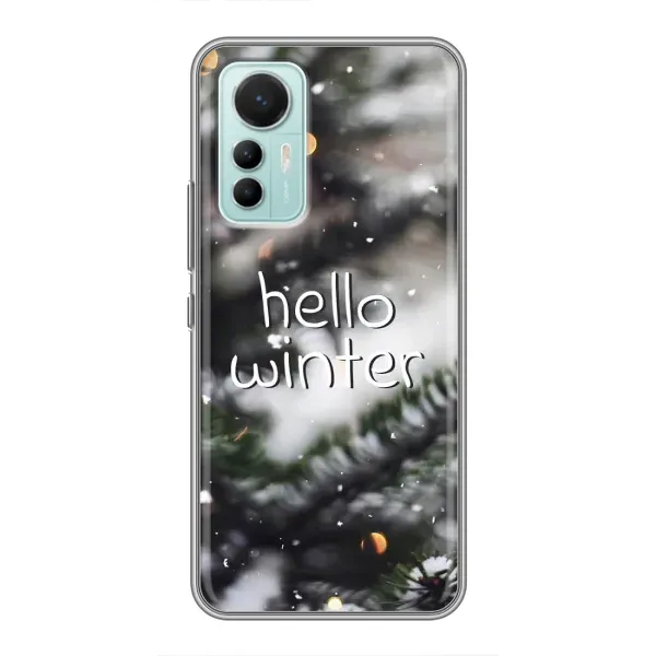 Чехол с принтом «Hello winter» для Xiaomi Mi 12 Lite