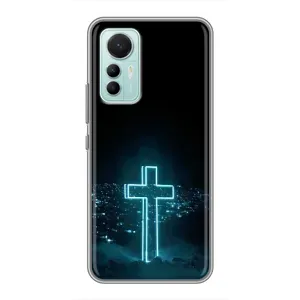 Християнські Чохли для Xiaomi Mi 12 Lite (AlphaPrint) (Хрест і місто)