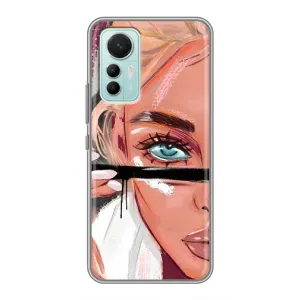 Чехол с печатью для Xiaomi Mi 12 Lite - (Мода) (AlphaPrint) (Макияж)