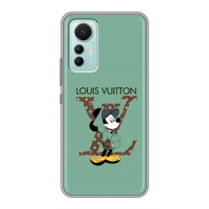 Чехлы Луи Витон для Xiaomi Mi 12 Lite (AlphaPrint - LOUIS VUITTON) (Микки Маус LV)