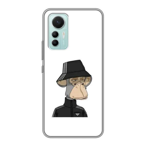 Чехол с принтом «обезьяна NFT Adidas» для Xiaomi Mi 12 Lite Чехол с принтом «обезьяна NFT Adidas» для Xiaomi Mi 12 Lite