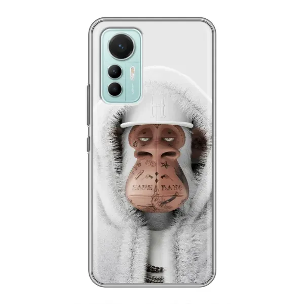 Чехол с принтом «обезьяна NFT в тату» для Xiaomi Mi 12 Lite Чехол с принтом «обезьяна NFT в тату» для Xiaomi Mi 12 Lite