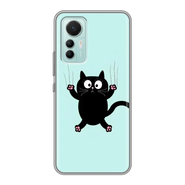 Чехол с принтом «Падающий кот» для Xiaomi Mi 12 Lite Чехол с принтом «Падающий кот» для Xiaomi Mi 12 Lite