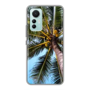 Силиконовый чехол с КАРТИНКАМИ лето для Xiaomi Mi 12 Lite (AlphaPrint) (Пальма)