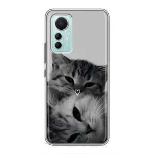 Чохол з малюнком кіт на Xiaomi Mi 12 Lite (Пара котів)
