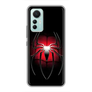 Чехол с человеком пауком для Xiaomi Mi 12 Lite - (AlphaPrint) (Паук марвел)