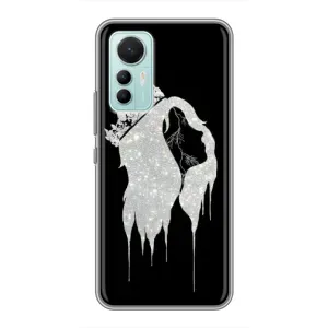 Чехол с Короной Сяоми 12 Лайт - (AlphaPrint) (Принцесса)