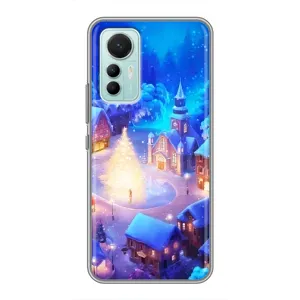 Різдвяні Чохли для Xiaomi Mi 12 Lite (VPrint) (Різдвяне місто)