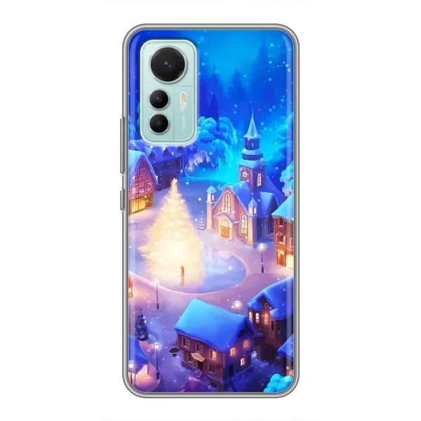 Чехол с принтом «Рождественский город» для Xiaomi Mi 12 Lite