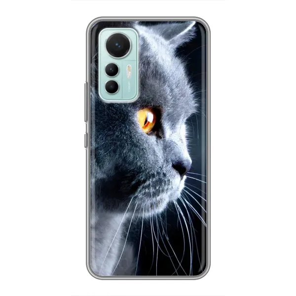 Чохол з принтом «Сірий Кіт» для Xiaomi Mi 12 Lite