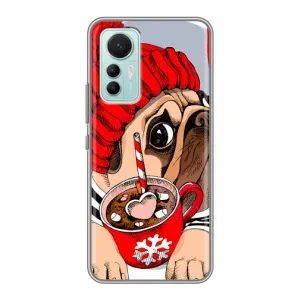 Чохли з собаками для Xiaomi Mi 12 Lite (VPrint) (Песик в шапці)