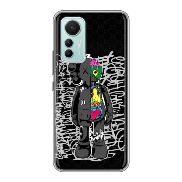 Чохол з принтом «Стиль Bearbrick» для Xiaomi Mi 12 Lite
