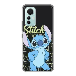 Чохол з принтом Стіч на Xiaomi Mi 12 Lite (Stitch 626)