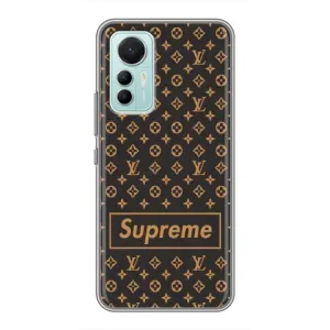 Чехол для Xiaomi Mi 12 Lite с картинкой Supreme (AlphaPrint) (Supreme LV)