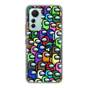 Чохли Амонг Ас для Xiaomi Mi 12 Lite (AlphaPrint) (Убитий)