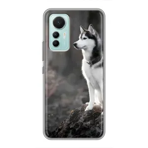 Чехол с Хаски для Xiaomi Mi 12 Lite - (AlphaPrint) (Верный пес)