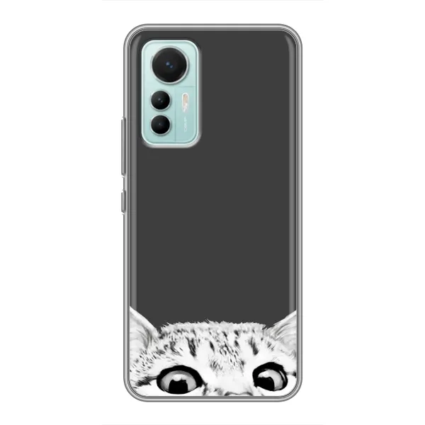 Чохол з принтом «Виглядає котик» для Xiaomi Mi 12 Lite