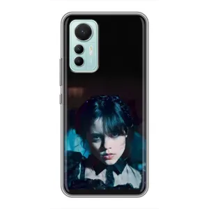 Чехлы Венсдей на Xiaomi Mi 12 Lite Уэнсдей (AlphaPrint) (взгляд Уэнздей)