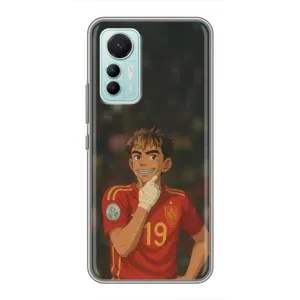 Чохол з футболістом Ламін Ямаль Xiaomi Mi 12 Lite (Ямаль аніме)