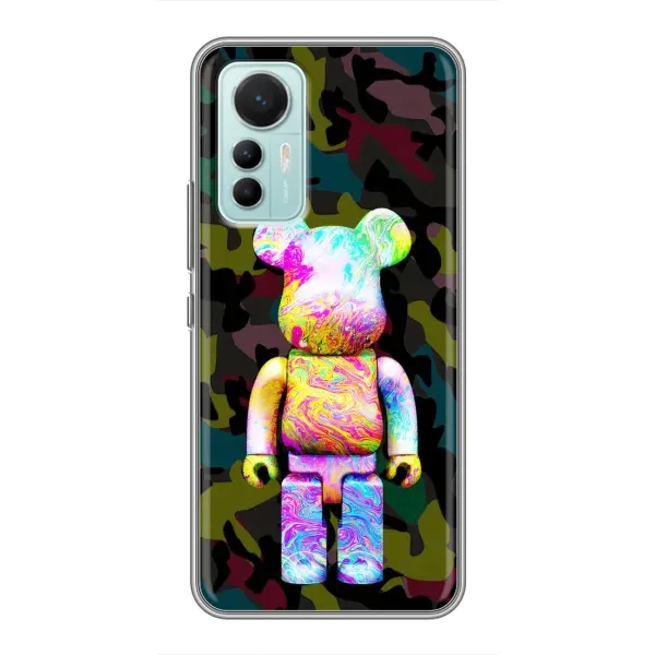 Чохол з принтом «Яскравий Bearbrick» для Xiaomi Mi 12 Lite