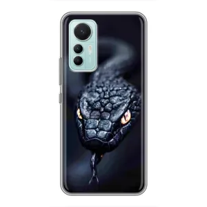 Чохол з принтом «Чорна змія» для Xiaomi Mi 12 Lite