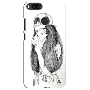 Чехол с печатью для Xiaomi Mi A1/ Mi 5X - (Мода) (AlphaPrint) (Фото девочки)