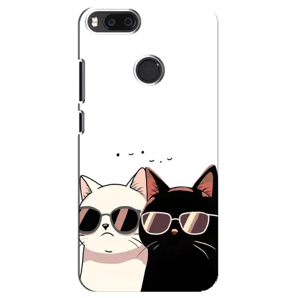 Чохол з принтом «Коти в окулярах» для Xiaomi Mi A1 / Mi 5X
