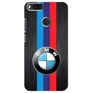 Чехол для Сяоми Mi A1 / Mi 5X - с принтом БМВ (AlphaPrint) (Лого BMW)