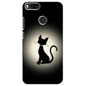 Чохол з принтом для Xiaomi Mi A1/ Mi 5X (AlphaPrint) Модні коти (Силует котика)