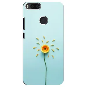 Чохли з квітами для Xiaomi Mi A1/ Mi 5X (VPrint) (Жовта квітка)
