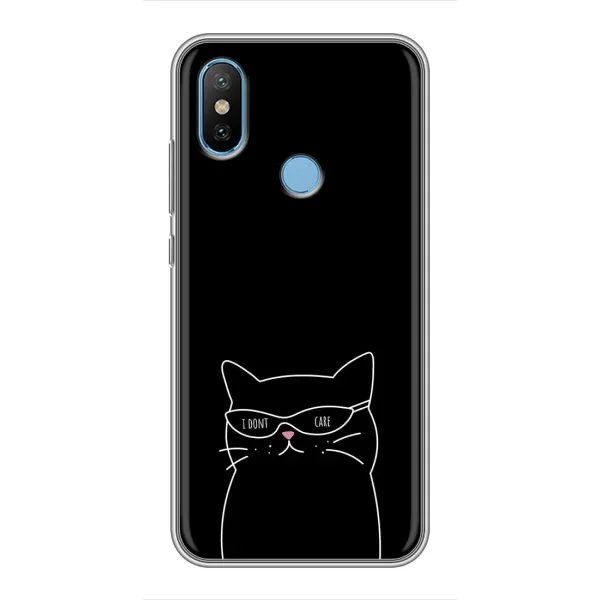 Чохол з принтом «Байдужий кіт» для Xiaomi Mi6X