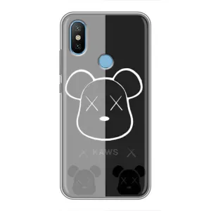 Чехлы для Xiaomi Mi6X - Bearbrick Louis Vuitton (PREMIUMPrint) (БеарБрик глаза)