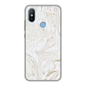 Мраморний чехол на Xiaomi Mi6X (VPrint) (Білий мрамор)