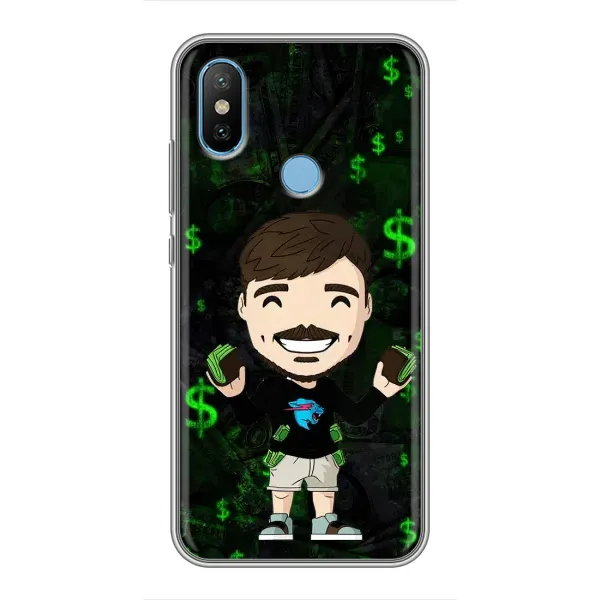 Чохол з принтом «Блогер Beast» для Xiaomi Mi6X