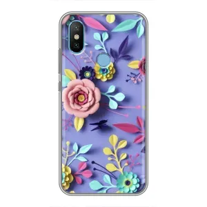 Чохли з квітами для Xiaomi Mi6X (VPrint) (Дизайн квітів)