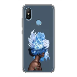 Чехлы (ART) Цветы на Xiaomi Mi6X (VPrint) (Квіти на голові)