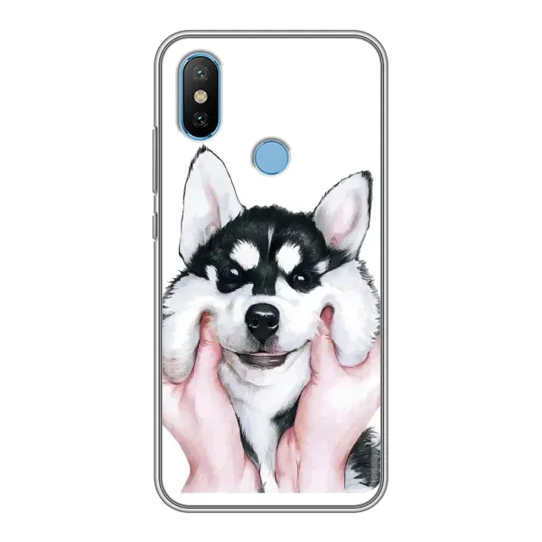 Чохол з принтом «Радісний Хаскі» для Xiaomi Mi6X