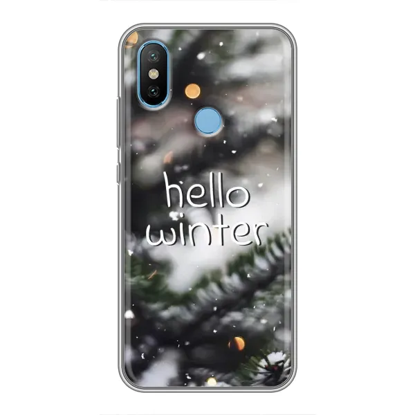 Чехол с принтом «Hello winter» для Xiaomi Mi6X Чехол с принтом «Hello winter» для Xiaomi Mi6X
