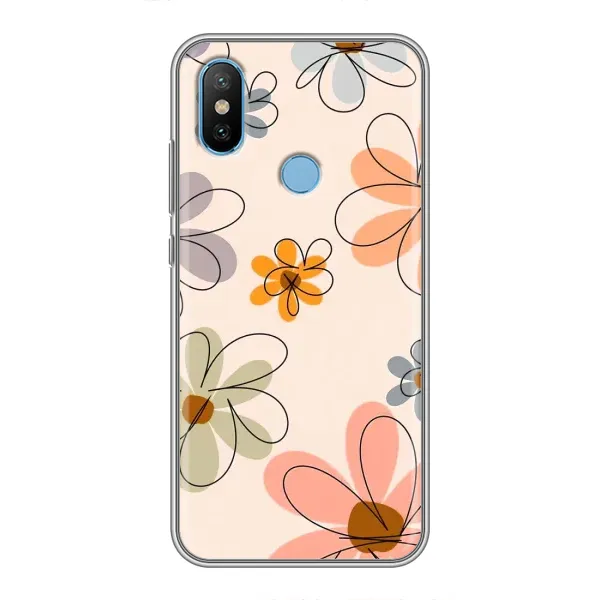 Чехол с принтом «Разноцветные цветы» для Xiaomi Mi6X