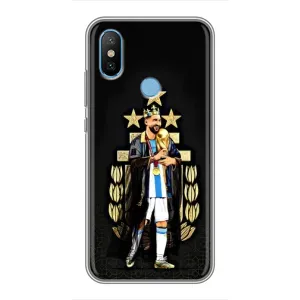 Чохли для Xiaomi Mi6X (Leo чемпіон) (AlphaPrint) (Мессі Король)