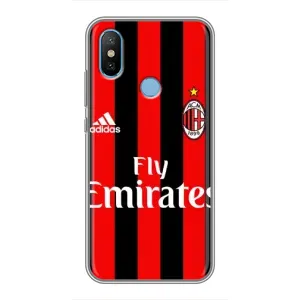 Чехлы для Xiaomi Mi6X (VPrint) - Футбольные клубы (Milan)