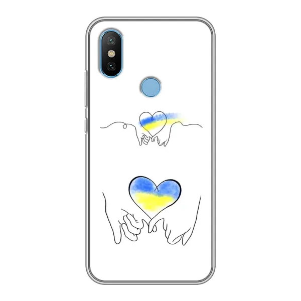 Чохол з принтом «Мир Україні» для Xiaomi Mi6X
