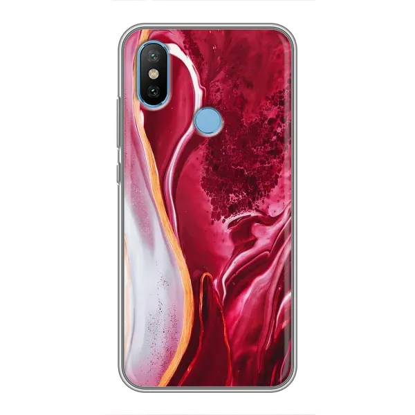 Чехол с принтом «Мрамор красный» для Xiaomi Mi6X