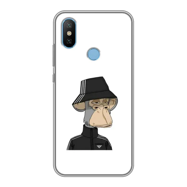 Чехол с принтом «обезьяна NFT Adidas» для Xiaomi Mi6X